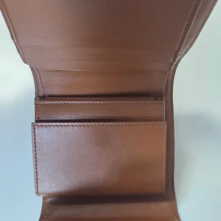 [BUNJANG] Celine Trioppe Canvas Small Wallet - Tan / [정품/풀구성] 셀린느 트리오페 캔버스 스몰 지갑