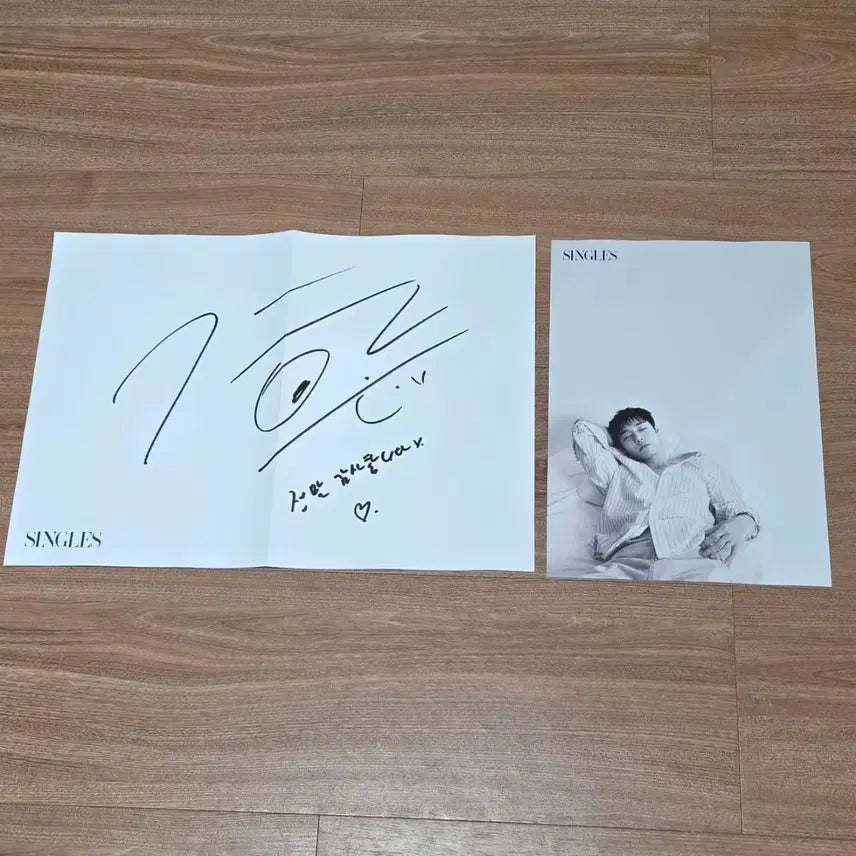 [BUNJANG] Park Ji Hoon Singles Magazine May Issue Poster Postcard POB Photocard / 박지훈 싱글즈 잡지 5월호 포스터 엽서 특전 포카 포토카드 판매 양도