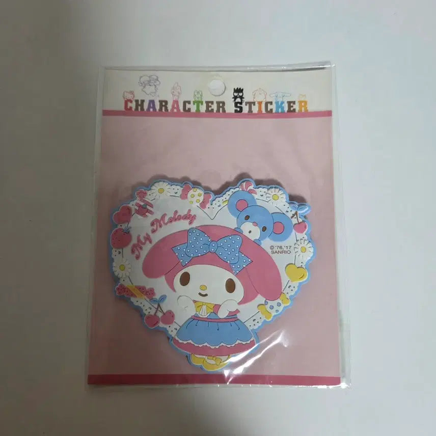 [BUNJANG] Sanrio My Melody Rubber Sticker / 산리오 마이멜로디 마멜 러버 스티커 굿즈 캐릭터 스티커 판매 양도