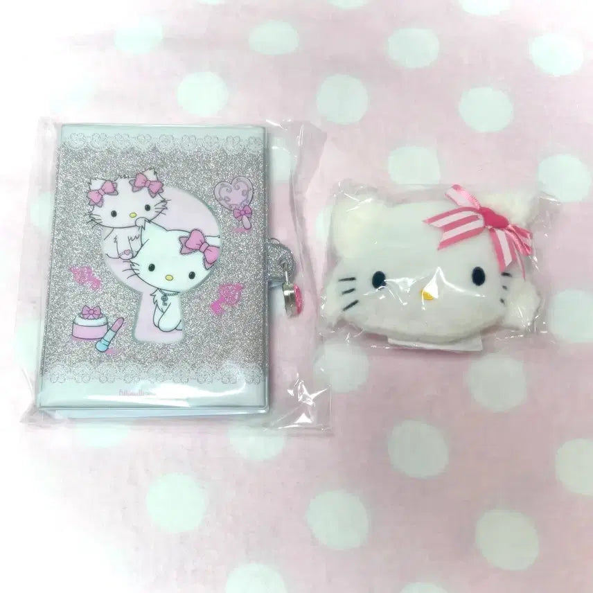 [BUNJANG] Chami Kitty x Filimili Diary &amp; Moremo Pouch Keychain Bundle Set (Sealed) / 일괄)챠미키티 필리밀리 다이어리&amp;모레모 파우치키링