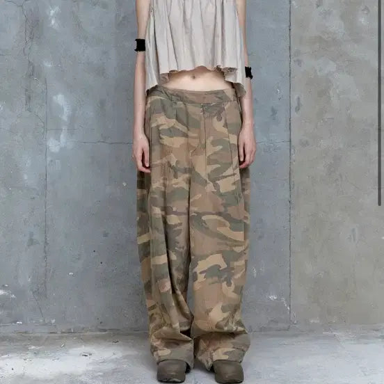 [SOLD OUT] 스탠드얼론 standalone 리버시블 밀리터리 커브드 팬츠