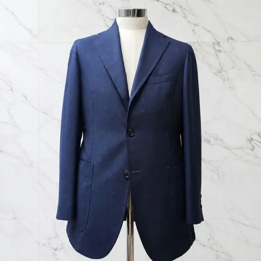 [BUNJANG] Parthenope Napoli Deep Navy Summer Blazer 48 / (정품) 파르테노페 나폴리 딥 네이비 썸머 블레이저 / 48