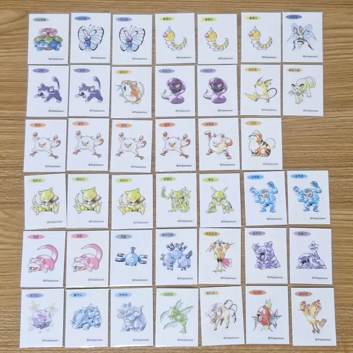 [BUNJANG] Pokemon Sticker (B-side) - Dragonite (1996 Artwork First Edition) / 포켓몬 띠부씰 독침붕(교환 가능) 1996년 아트웍 초판