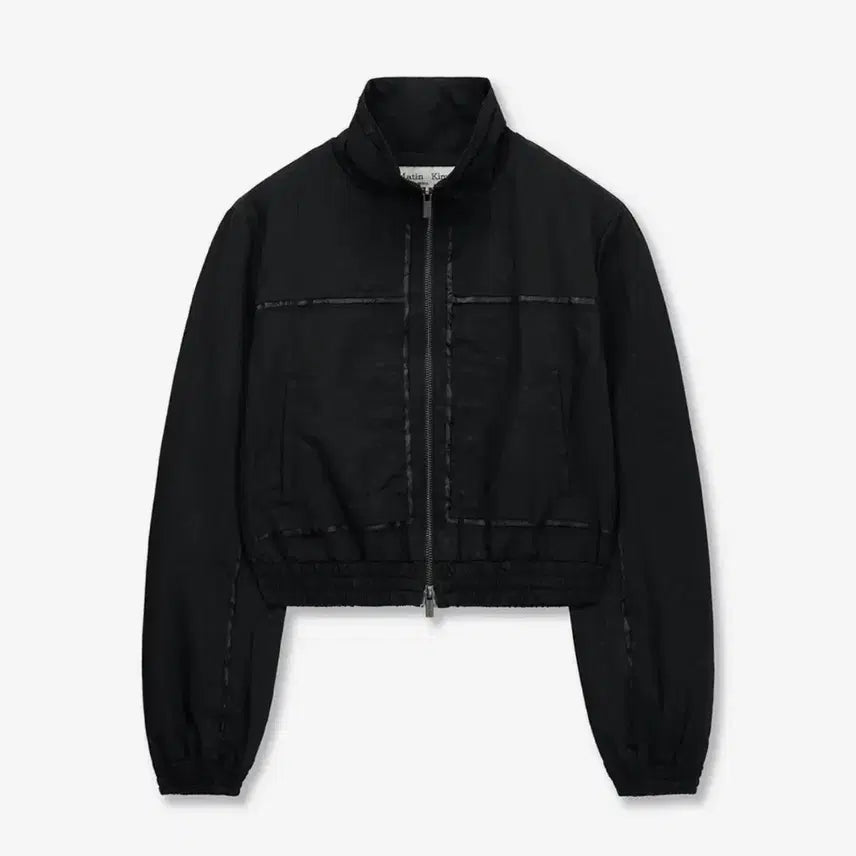 [BUNJANG] Matinkim Two-Way Polka Dot Windbreaker Jacket Black / 마뗑킴 투웨이 땡땡이 바람막이 블랙