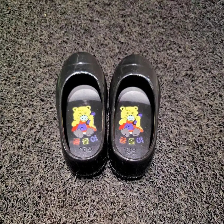 [BUNJANG] Baby Kids Rubber Shoes (Gomsin) - Black, 135mm / 아기 유아 키즈 신발 고무신 블랙 135mm 135미리