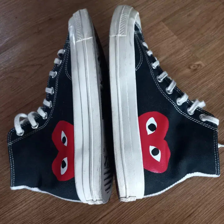 [BUNJANG] Comme des Garçons x Converse Collaboration Sneakers / 콤데와컨버스콜라보 270