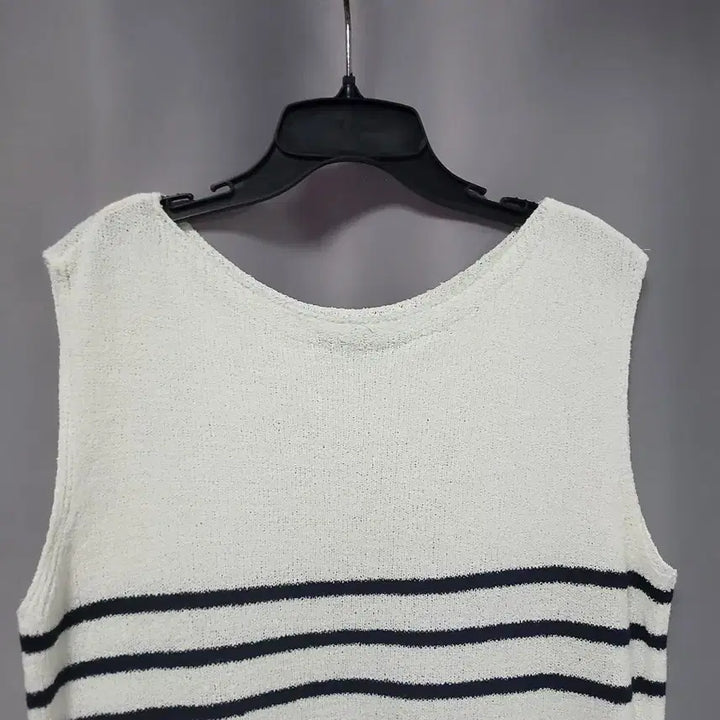 [BUNJANG] Studio Lux Stripe Sleeveless Knit / 스튜디오럭스 스트라이프 민소매 니트