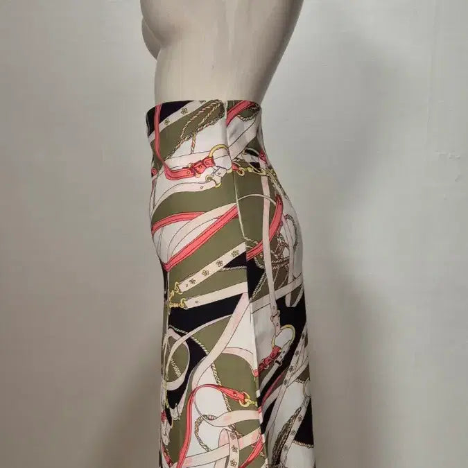 [BUNJANG] Chain Pattern H-Line Skirt / 체인 패턴 H라인 스커트 s ms514-6
