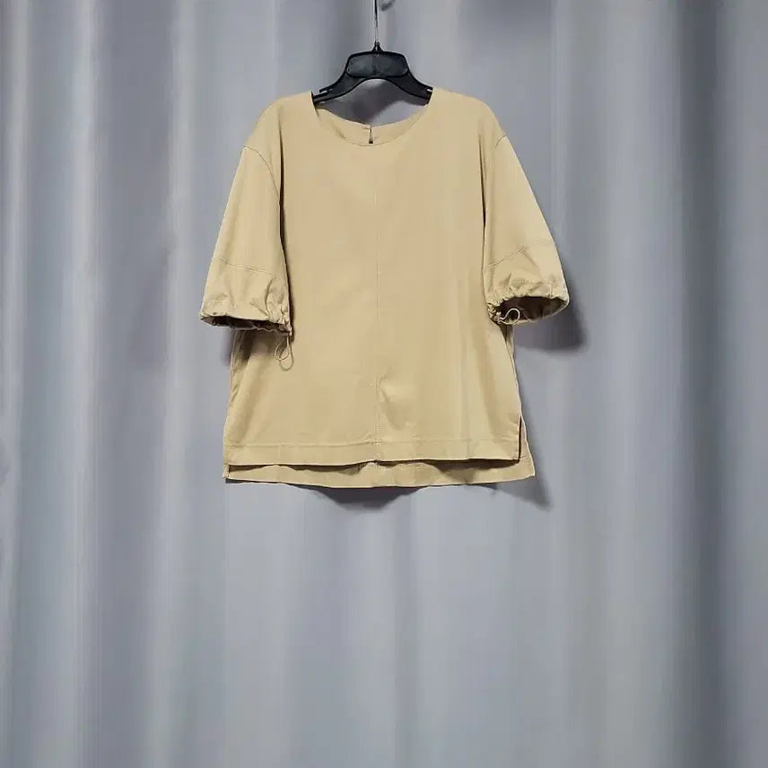 [BUNJANG] String Sleeve Cotton T-Shirt / 스트링 소매 면티