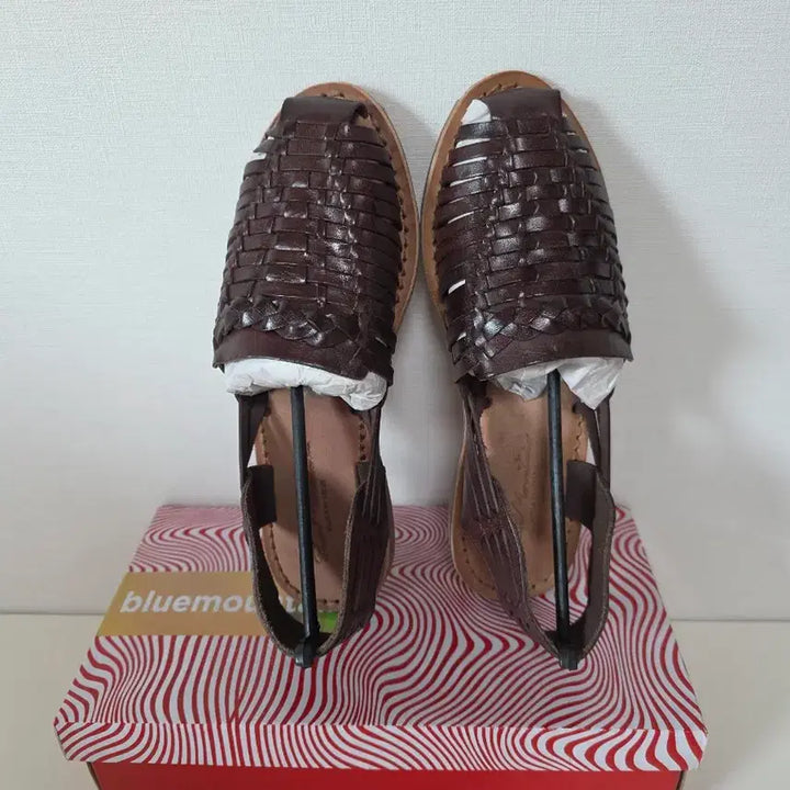 [BUNJANG] Blue Mountain Handmade Leather Sandals Brown / 새거]블루마운틴 핸드메이드 샌들 브라운[230]천연가죽 로퍼/슬립온