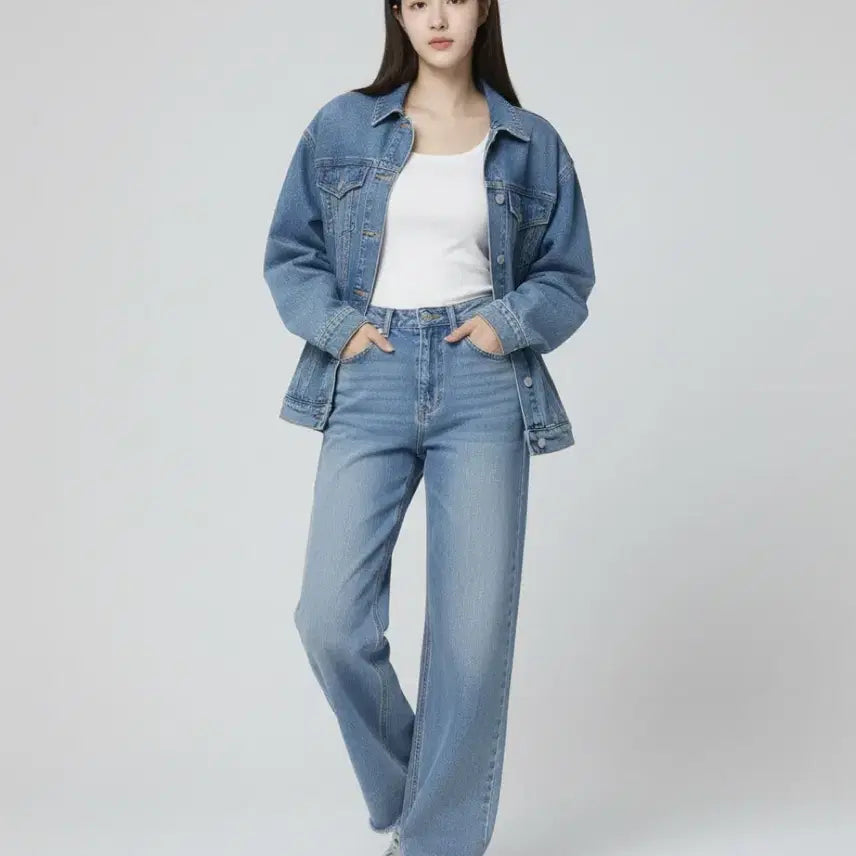 [BUNJANG] MISO Wide Fit Denim Pants / 미쏘 와이드핏 데님팬츠