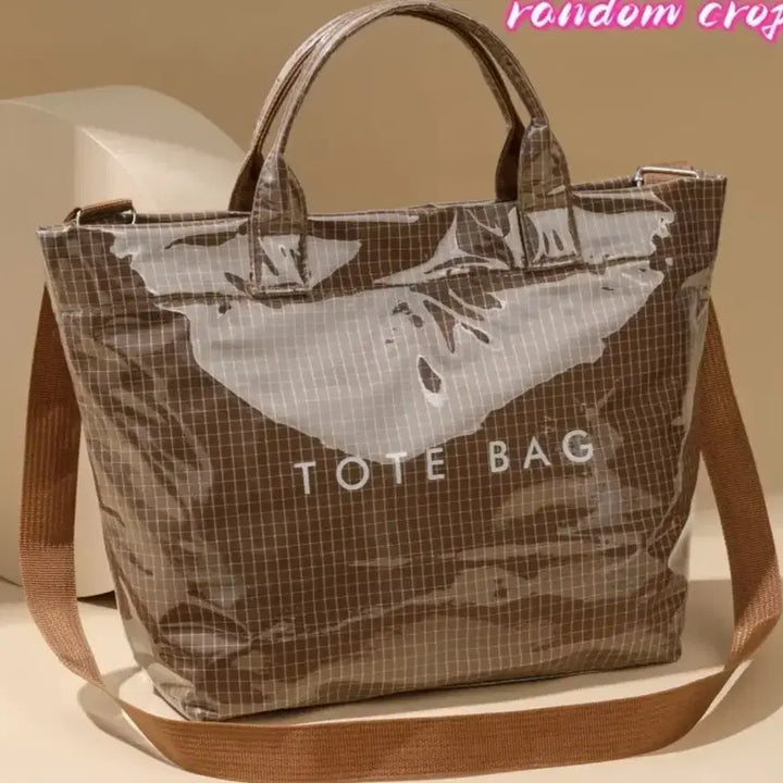 [BUNJANG] Perfect Lily Dot Bag and Shoulder Bag (Brown/Red) / Perfect Lily 도트백 겸 숄더백 (브라운/레드)