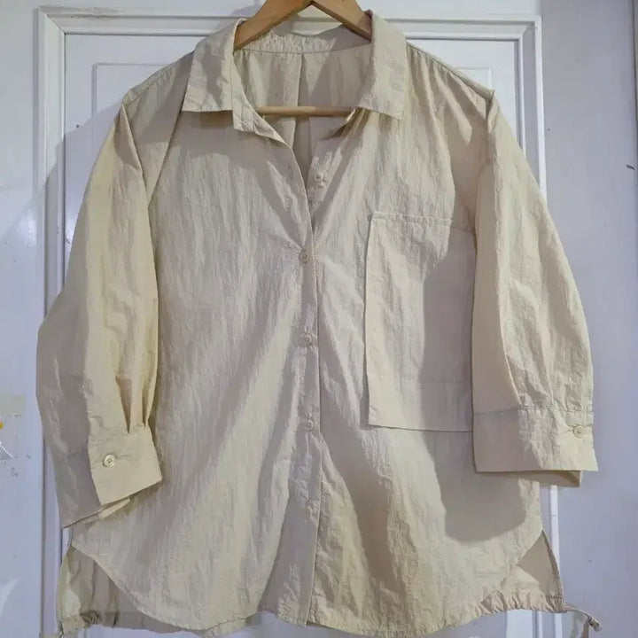 [BUNJANG] Lightweight Button-Up Jacket - Spring/Summer / 봄 여름 디자인이쁜 바스락 블라우스 겸자켓  깨끗해요