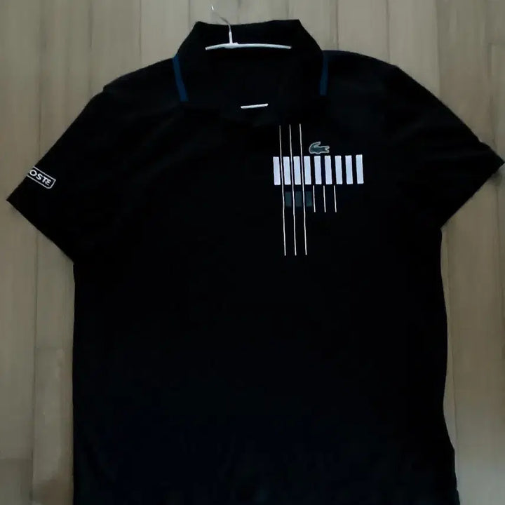[BUNJANG] Lacoste Black Short Sleeve Polo T-Shirt / 라코스테 블랙 반팔 카라티