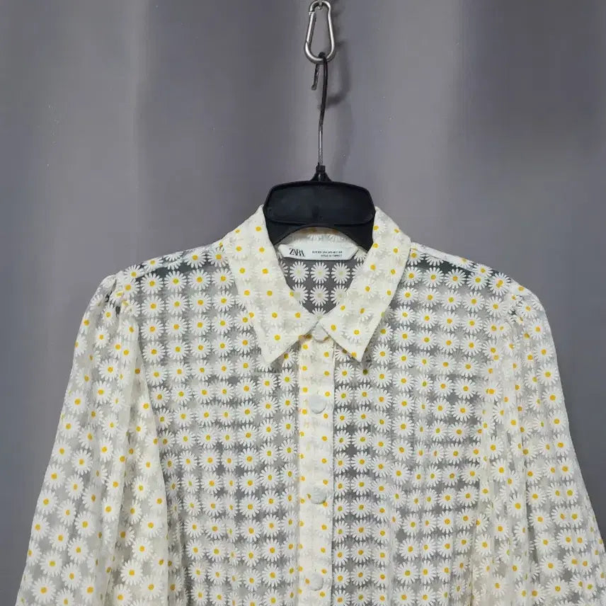 [BUNJANG] Zara Daisy See-through Blouse / 자라 데이지 시스루 블라우스