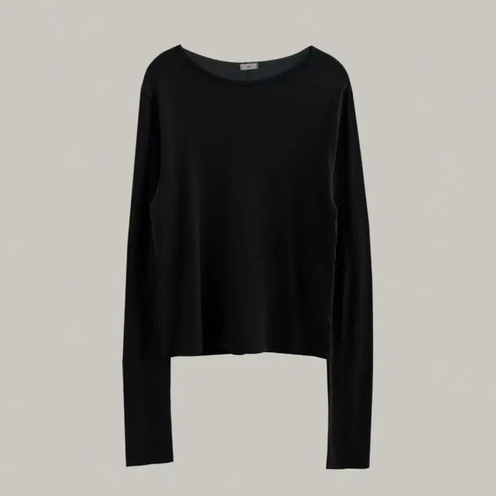 [BUNJANG] Augst Basic Long Sleeve T-Shirt Black / 어그스트 베이직 롱 슬리브 티 블랙 새상품