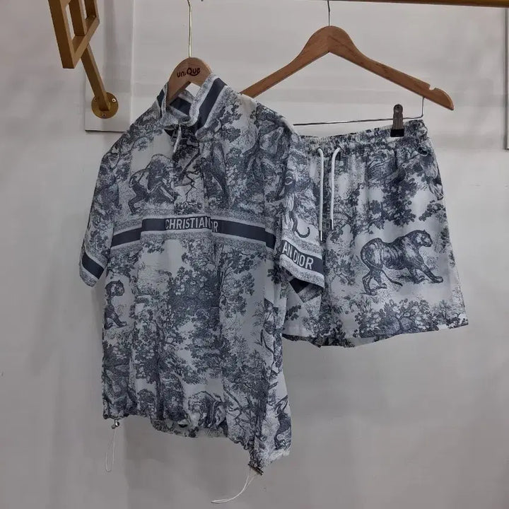 [BUNJANG] Short Sleeve Top and Shorts Set / 시원한 반팔 반바지 세트 44~66