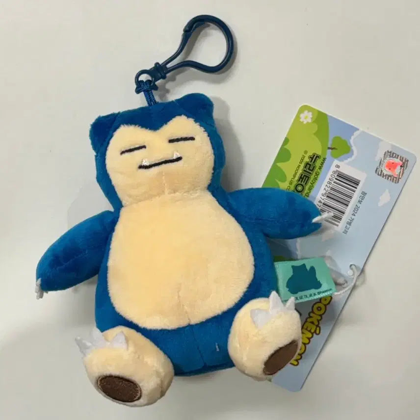 [BUNJANG] Pokemon Snorlax Plush Keychain Set / 포켓몬스터 잠만보 인형 키링 정품 (새상품) 일괄 할인
