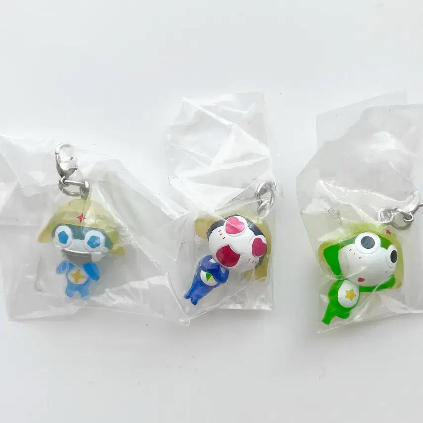 [BUNJANG] Sergeant Frog Keroro Chibi Dororo Mezushi Tamama Keyring Figure / [일본정품] 개구리 중사 케로로 치비 도로로 메지루시 타마마 키링 피규어