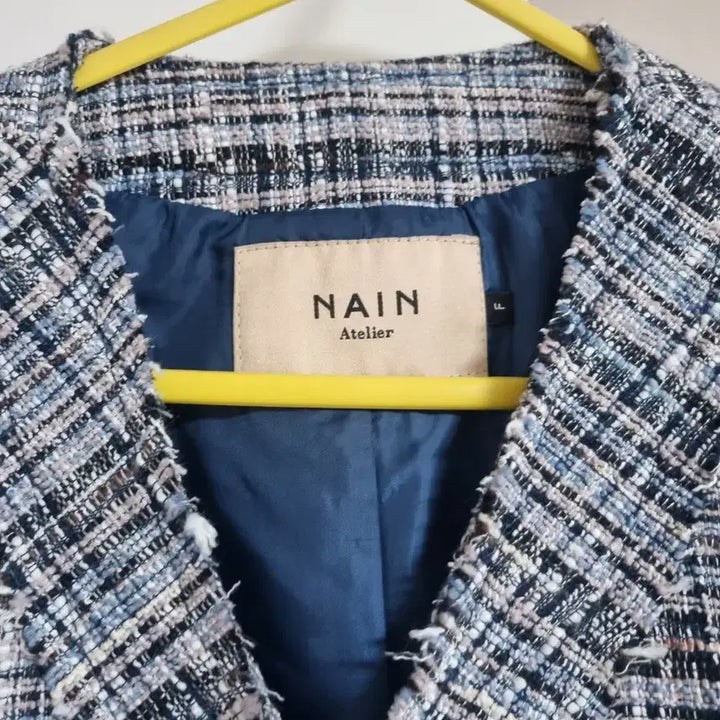 [BUNJANG] NAIN Tweed Check Jacket / 1회착용 NAIN 트위드 체크