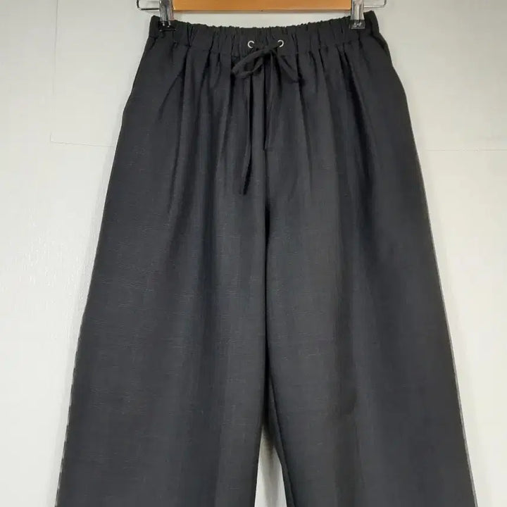 [BUNJANG] Charcoal Wide Fit Slacks / 진차콜와이드 팬츠