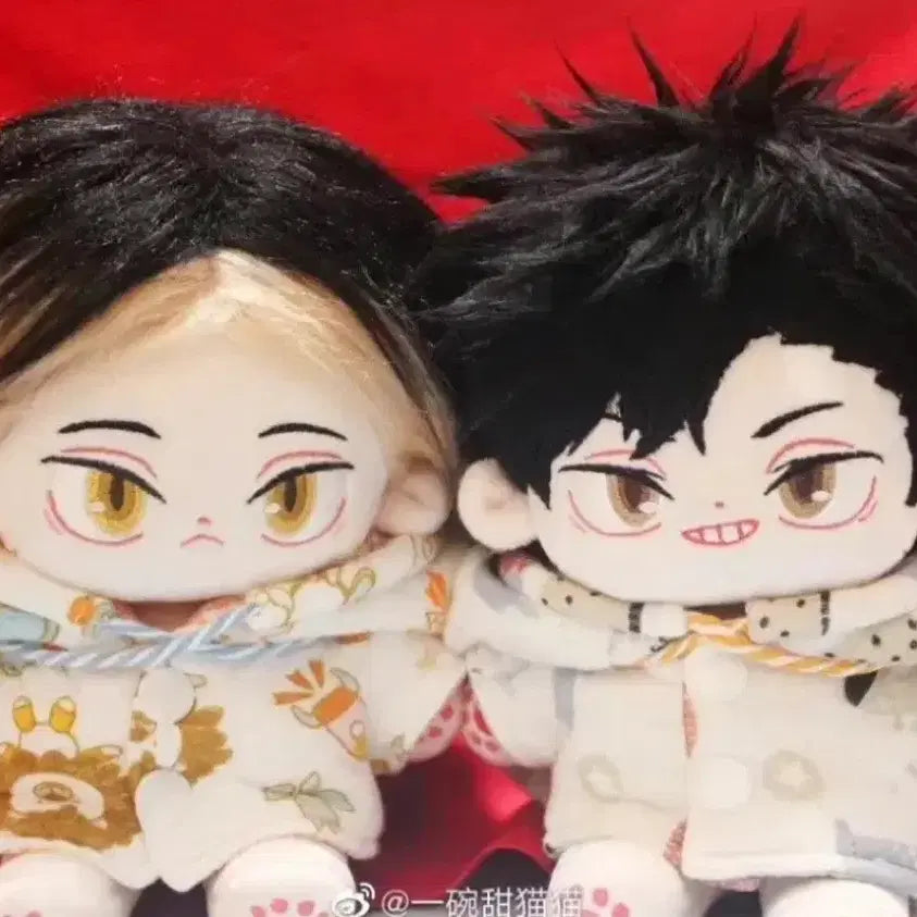 [BUNJANG] Haikyuu!! Kenma Kozume &amp; Kuroo Tetsuro Custom 20cm Plush Doll / 하이큐 코즈메 켄마 쿠로오 테츠로 속성 솜인형 20cm 인형 누이 솜깅