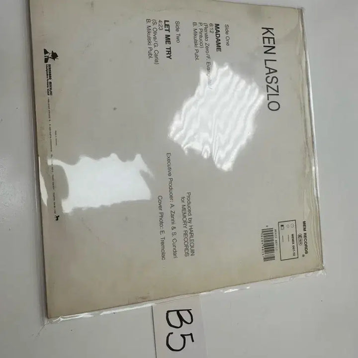 [BUNJANG] Ken Laszlo Madame / Let Me Try 12" Maxi-Single German Import LP / 이탈로 디스코의 거장 Ken Laszlo 독일 수입 희귀 LP 팝니다