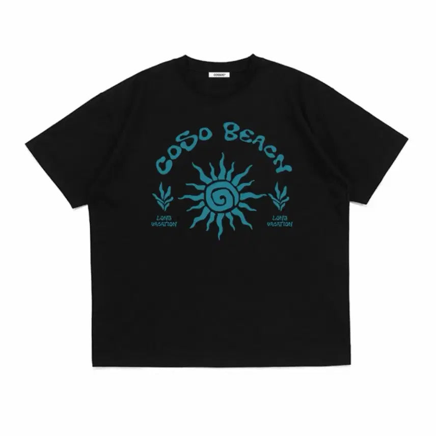 [BUNJANG] COSO Beach Artwork T-Shirt / 코소 비치 아트웍 티셔츠