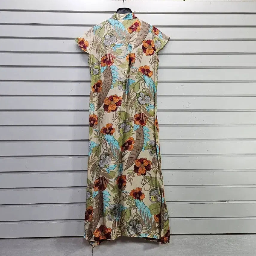 [BUNJANG] Boseom Chagi Cheonsa Flower Long Dress / 풍기인견 플라워  롱원피스 55/보물찾기천사