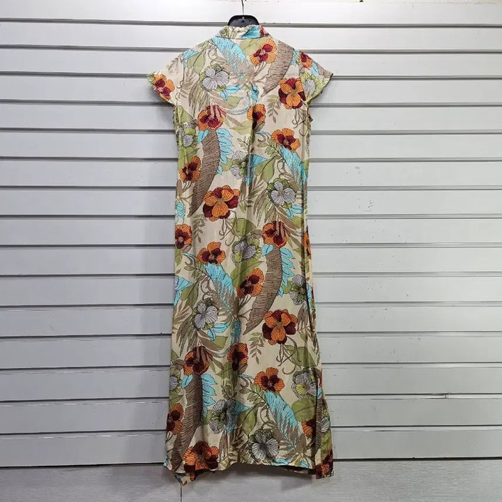 [BUNJANG] Boseom Chagi Cheonsa Flower Long Dress / 풍기인견 플라워  롱원피스 55/보물찾기천사