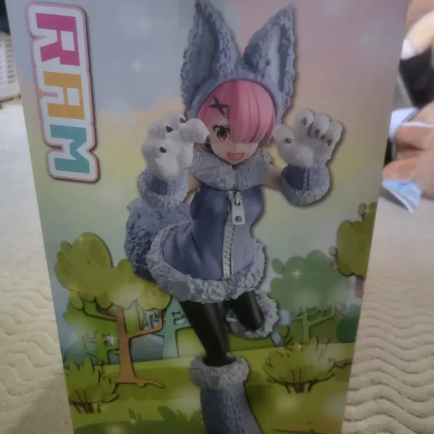 [BUNJANG] FuRyu Re:Zero Ram Figure (Wolf Ver.) / [미개봉] FuRyu Re:제로부터 람 피규어 (늑대ver)