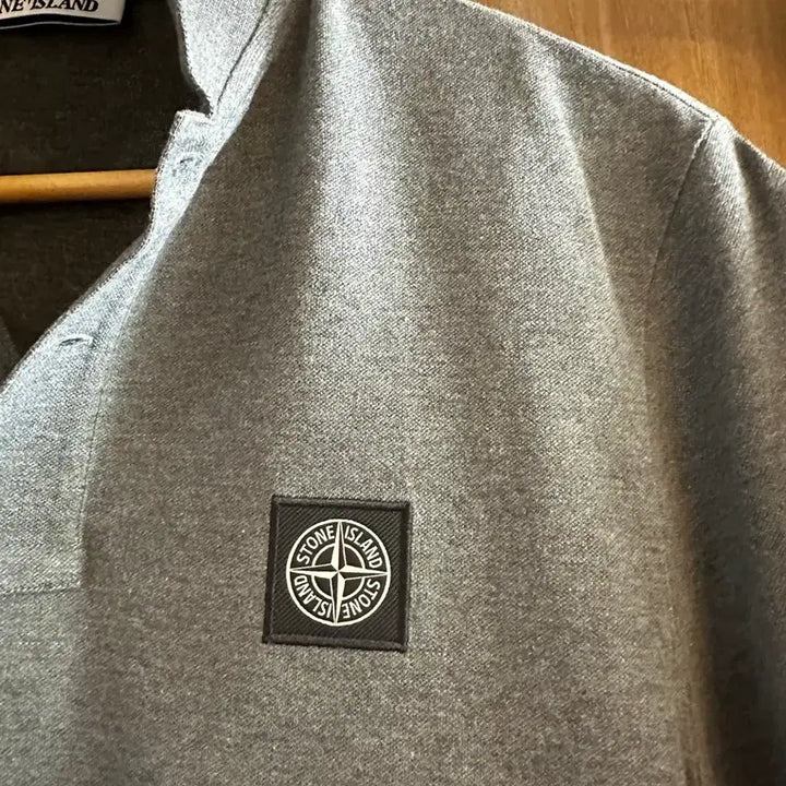 [BUNJANG] Stone Island Grey Polo Shirt / 스톤아일랜드 PK 카라티-2SC17 V0M67