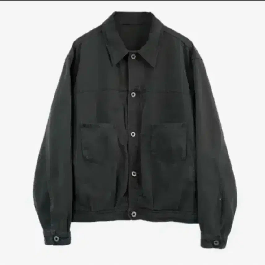 [BUNJANG] Polilater Trucker Jacket Green Charcoal 24FW / (3)폴리테루 트러커 그린차콜 24FW