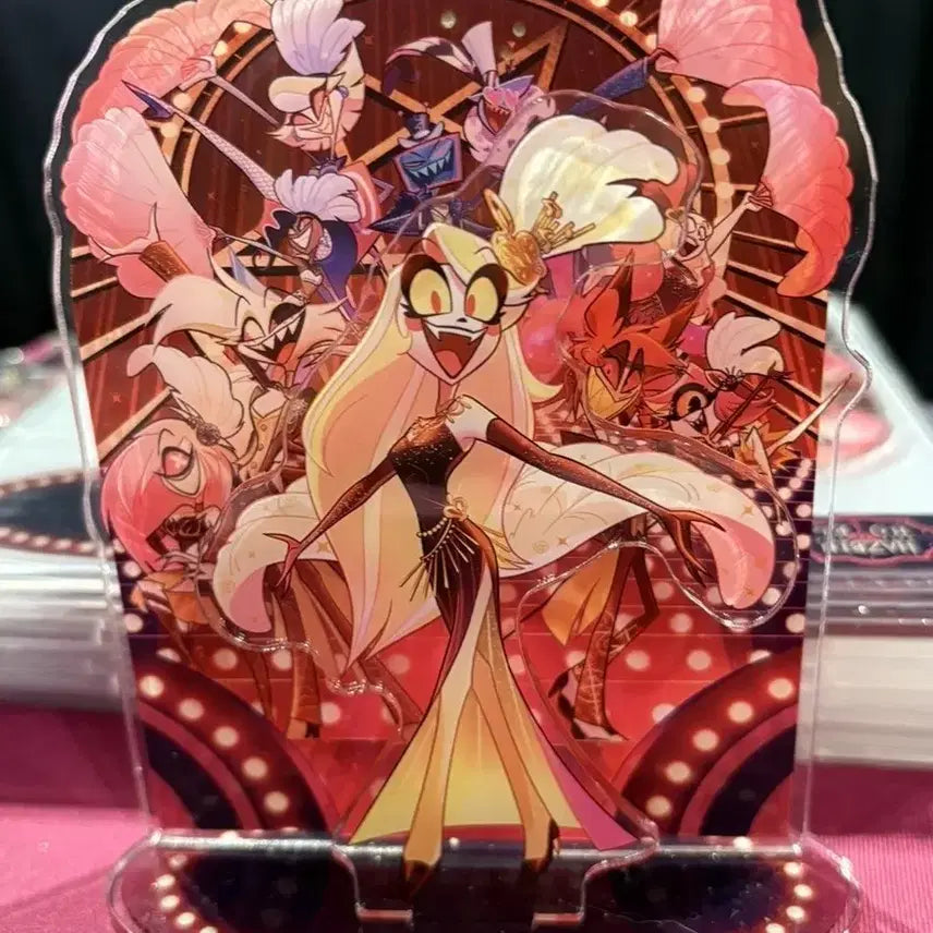 [BUNJANG] HAZBIN HOTEL LVL UP Event Acrylic Standee Official Goods / (현물) 해즈빈 호텔 LVL UP 행사 아크릴 스탠드 공식 굿즈