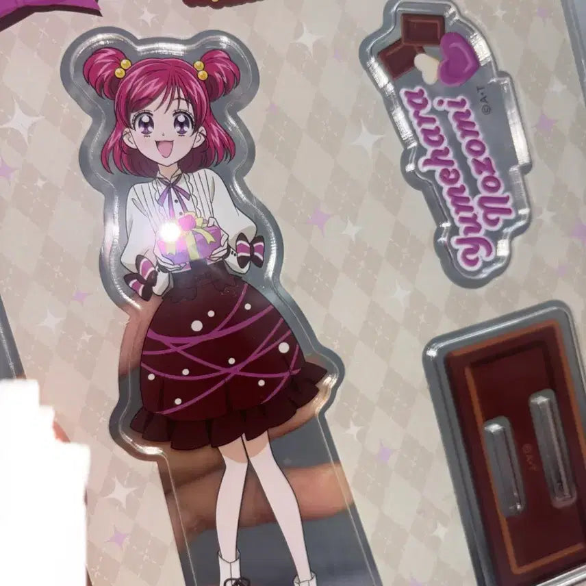 [BUNJANG] Pretty Cure Cure Dream Nozomi Yumehara Valentine Acrylic Stand / 프리큐어 큐어드림 유메하라 노조미 발렌타인 아크릴스탠드