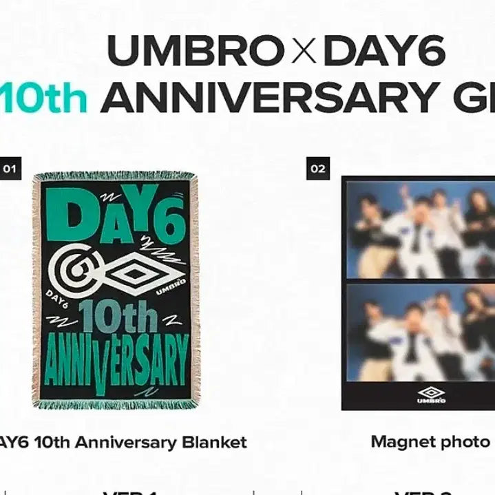 [BUNJANG] DAY6 Umbro Photocard Full Set / DAY6 데이식스 엄브로 포토카드 풀세트