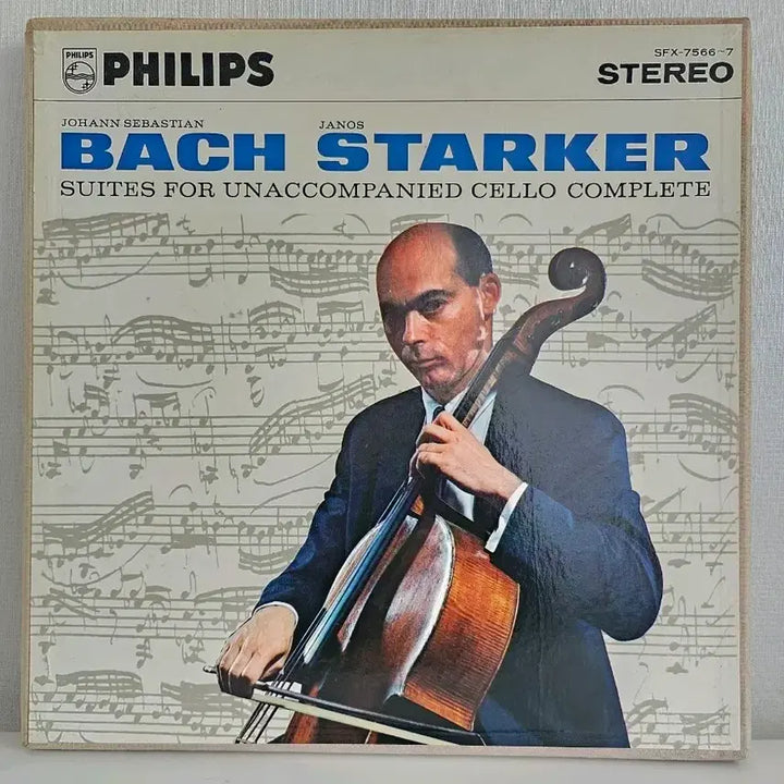[BUNJANG] Janos Starker Bach Cello Suites Complete 2LP Box Set / 바흐 무반주 첼로 모음전곡-야노스 스타커 2LP 박스반