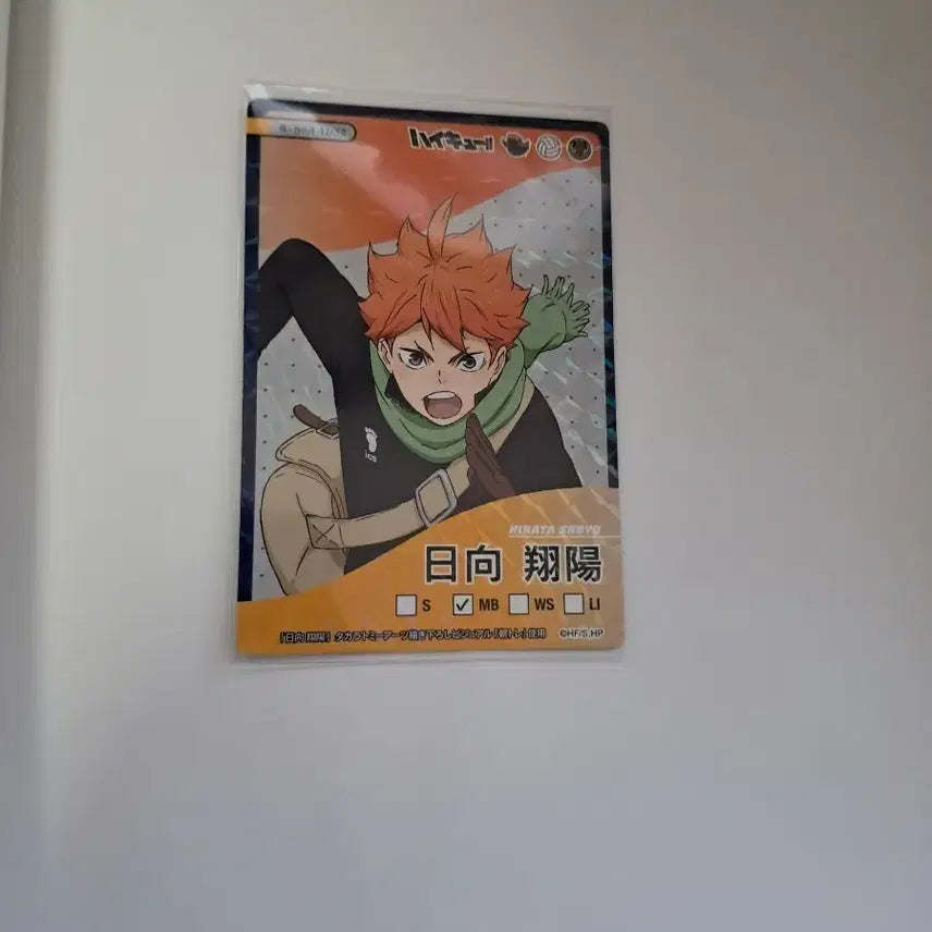 [BUNJANG] Haikyuu!! Shoyo Hinata Card / 하이큐 히나타 쇼요 카드