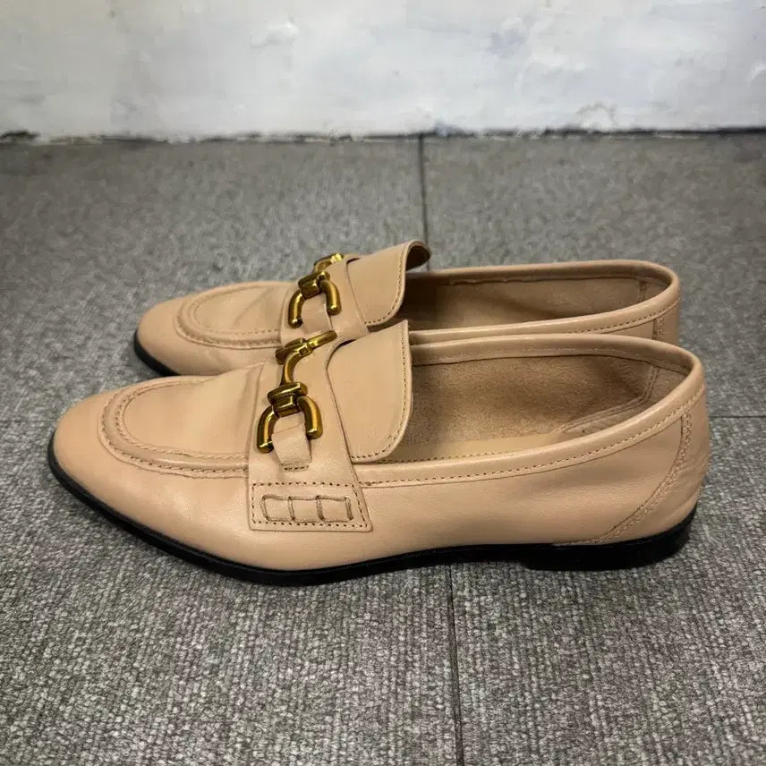 [BUNJANG] Zara Buckle Leather Loafers / (240)자라 버클 레더로퍼