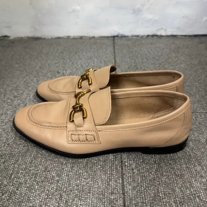 [BUNJANG] Zara Buckle Leather Loafers / (240)자라 버클 레더로퍼