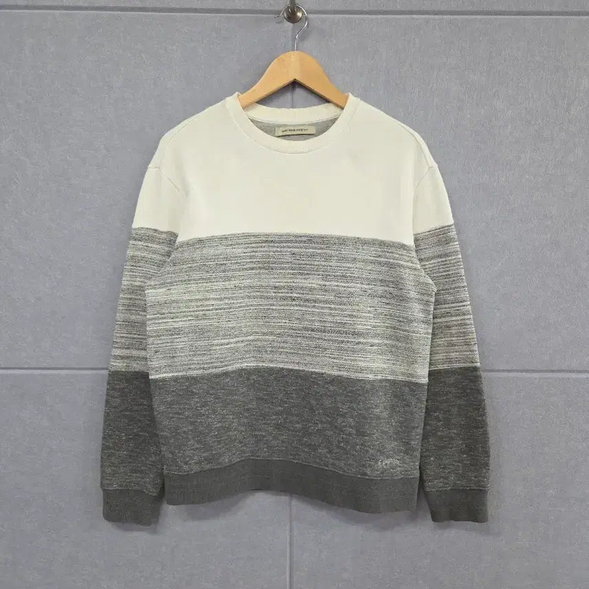[BUNJANG] EPIGRAM Color Block Sweatshirt / SERIES;EPIGRAM 시리즈 에피그램 3단 배색 맨투맨