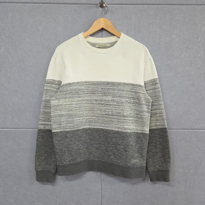 [BUNJANG] EPIGRAM Color Block Sweatshirt / SERIES;EPIGRAM 시리즈 에피그램 3단 배색 맨투맨