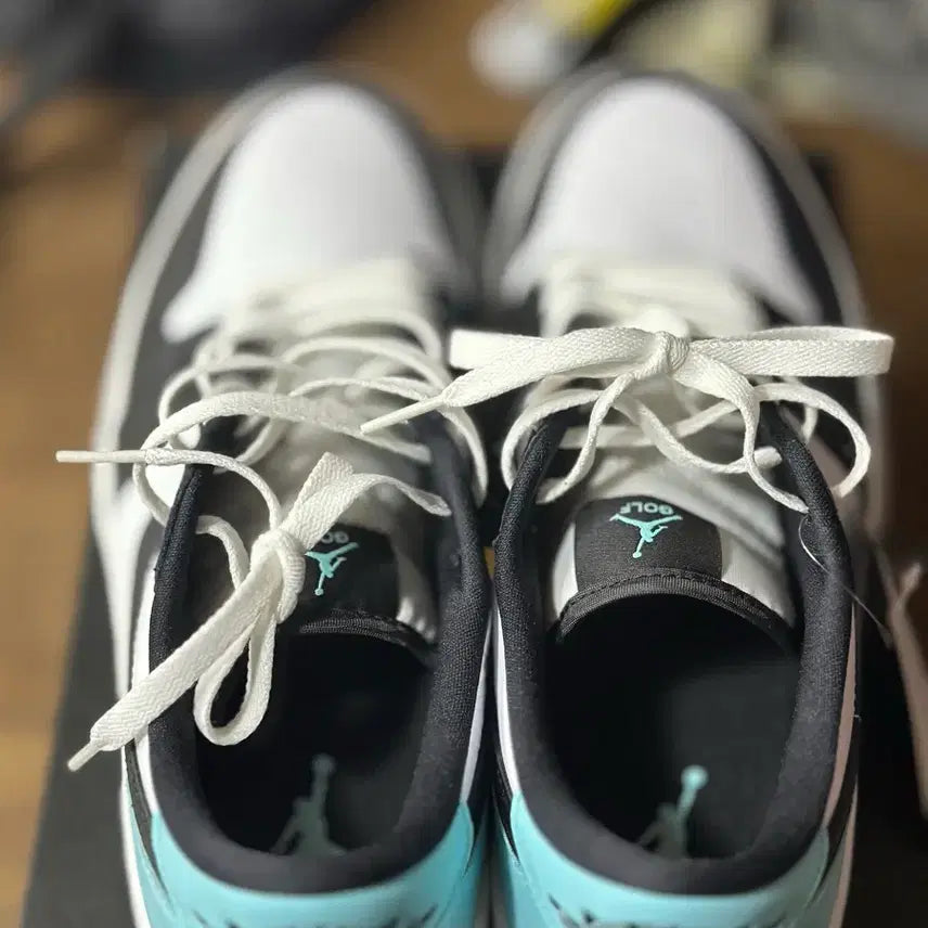 [BUNJANG] Nike Air Jordan 1 Low Golf Black/White Mint / 나이키 에어 조던1 로우 골프 블랙/화이트 민트
