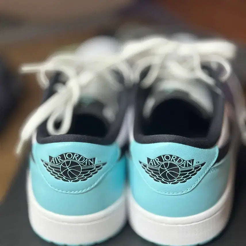 [BUNJANG] Nike Air Jordan 1 Low Golf Black/White Mint / 나이키 에어 조던1 로우 골프 블랙/화이트 민트