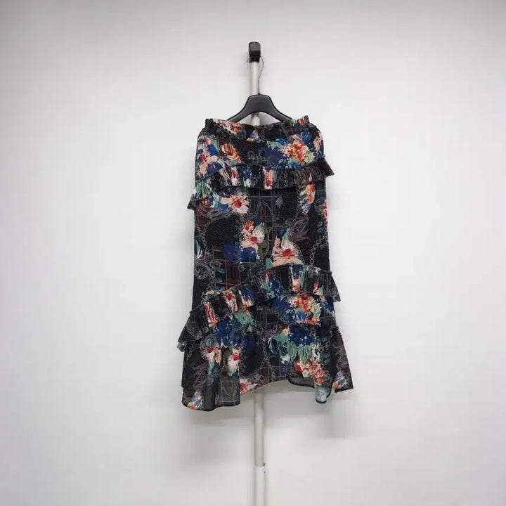 [BUNJANG] TIME ChoonHa Chiffon Kkang Kang Long Skirt / 타임 TIME 춘하 쉬폰 캉캉 롱 스커트 61 33-55