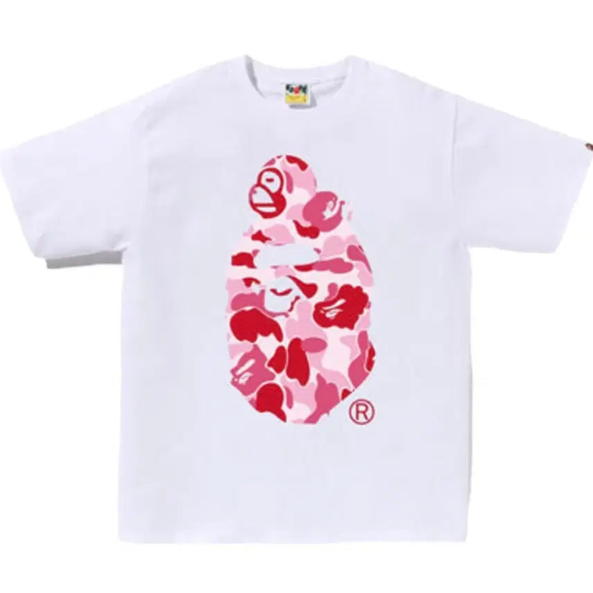 [BUNJANG] BAPE ABC Camo Milo On Big Ape T-Shirt White / 베이프 ABC 카모 마일로 온 빅 에이프 티셔츠 화이트 [L]