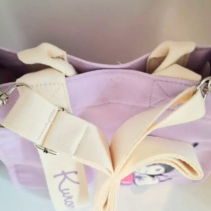 [BUNJANG] Sanrio Kuromi Mini Tote Bag Lavender / 산리오 쿠로미 미니 토트백 라벤더 새상품