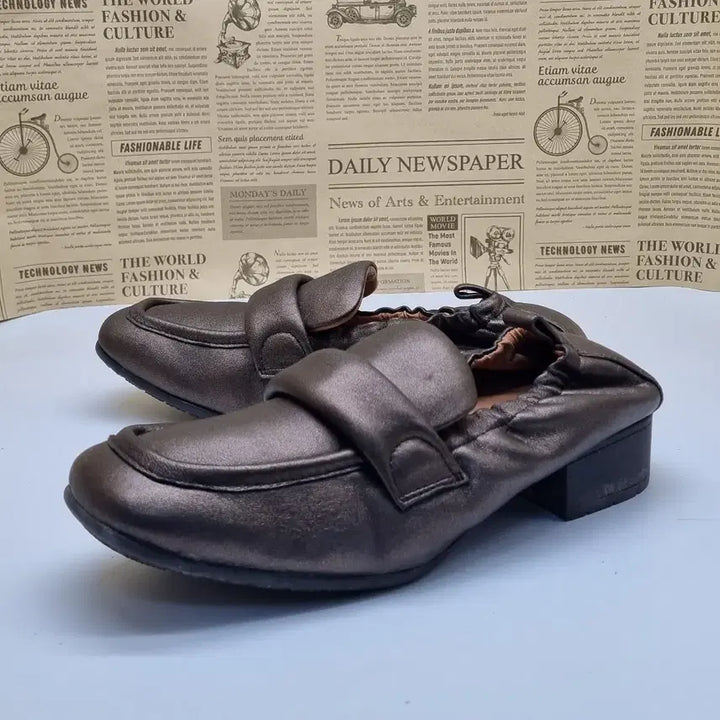 [BUNJANG] Vera Wang Shirring Loafers / 베라왕 셔링로퍼255