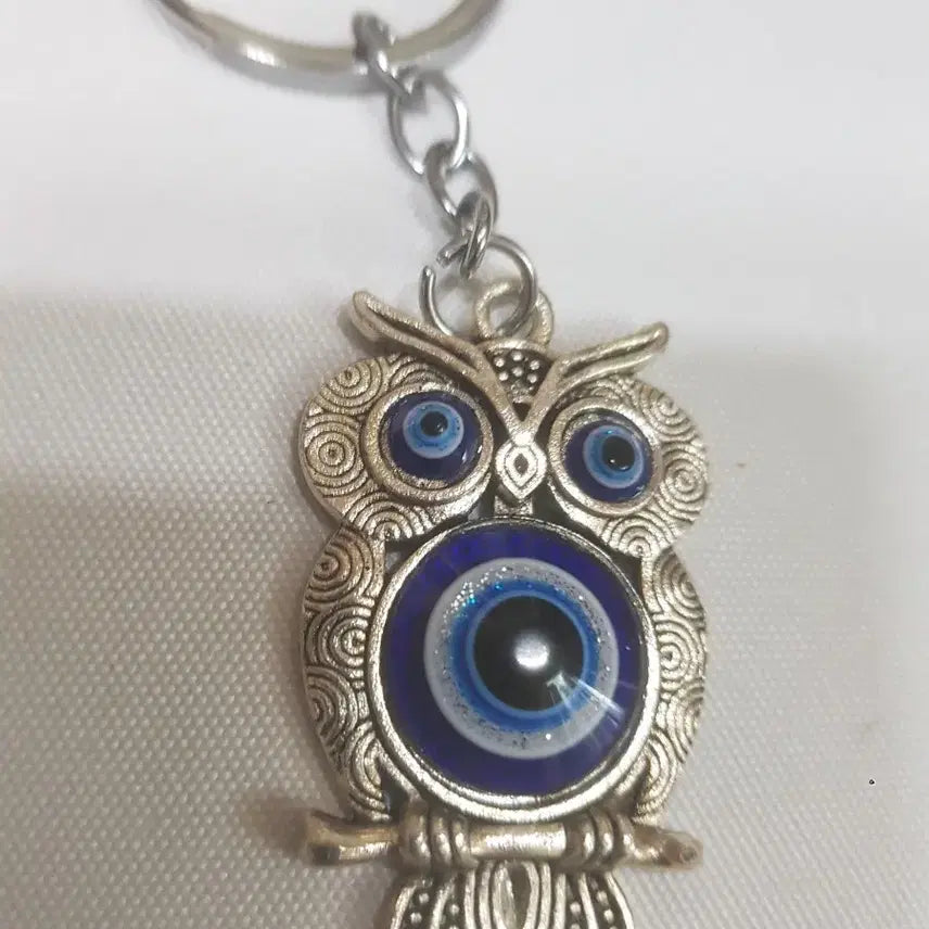 [BUNJANG] Owl Eye Charm Keychain / 부엉이 눈 부적 키링