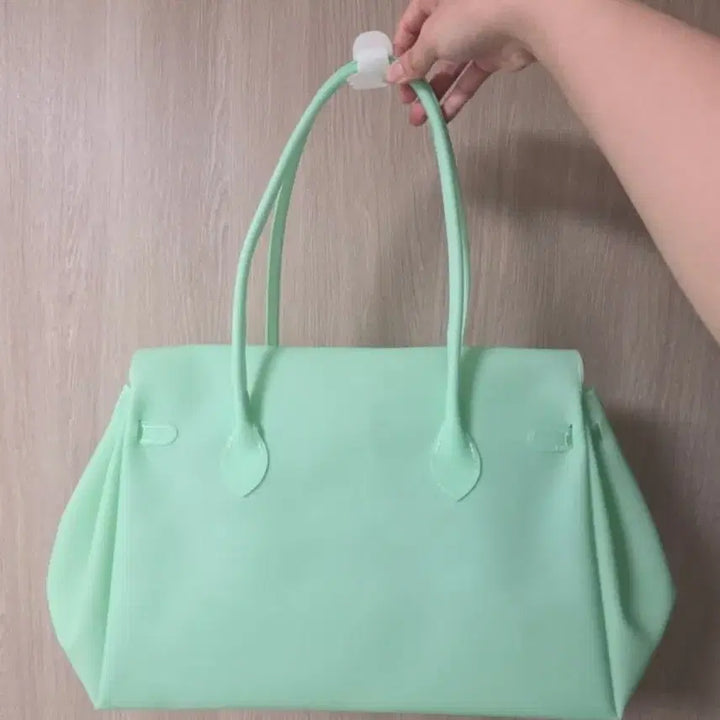 [BUNJANG] Jelly Birkin Jelly Bag Mint Green / 즉시배송가능) 젤리버킨 젤리백 민트그린